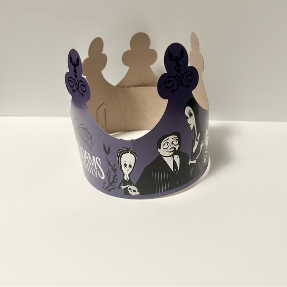 Burger King x Addams Family 2024 Collab Paper Crown Collectible (BRAND NEW) - Picture 2 of 4